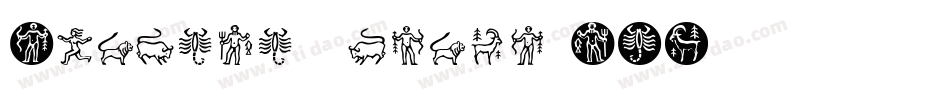 Chinese Zodiac TFB字体转换